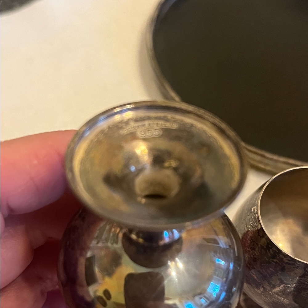 Gorham Silver Goblet Set with Spoons and Tray - Picture 8 of 8